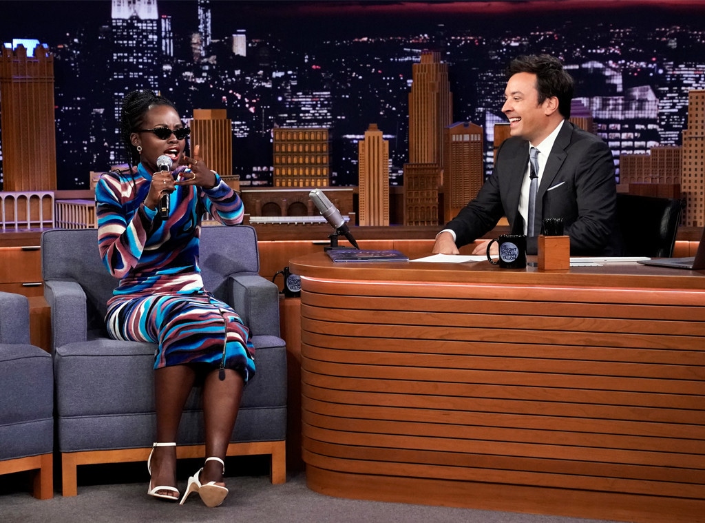 Lupita Nyong'o, Jimmy Fallon, The Tonight Show 2019