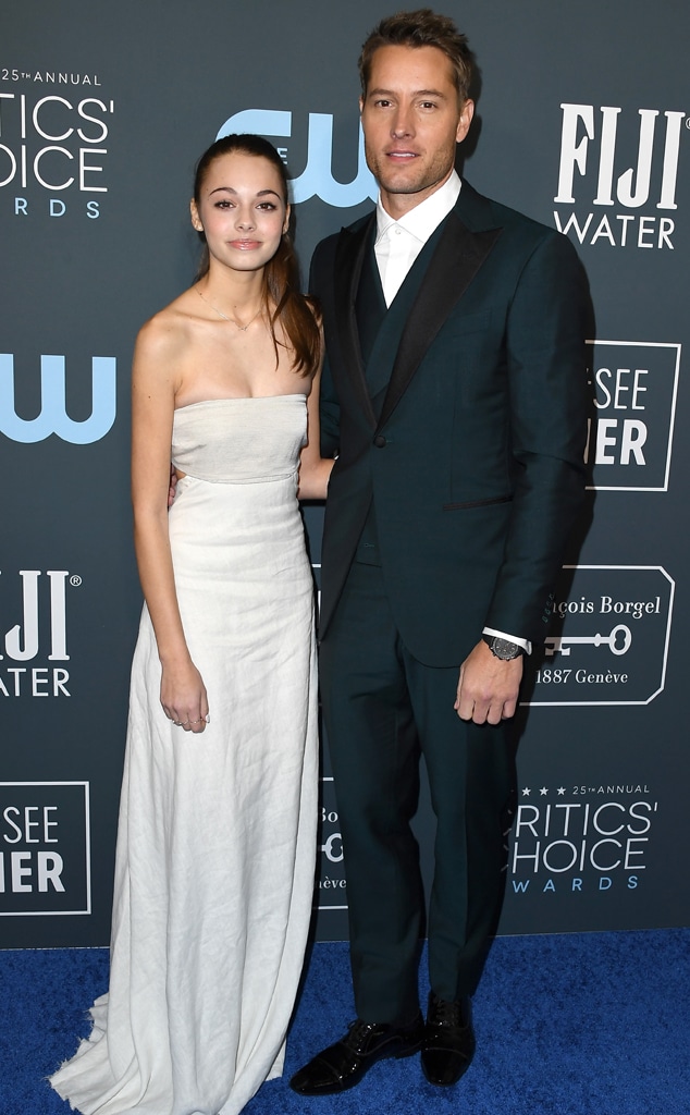 Isabella Justice Hartley and Justin Hartley