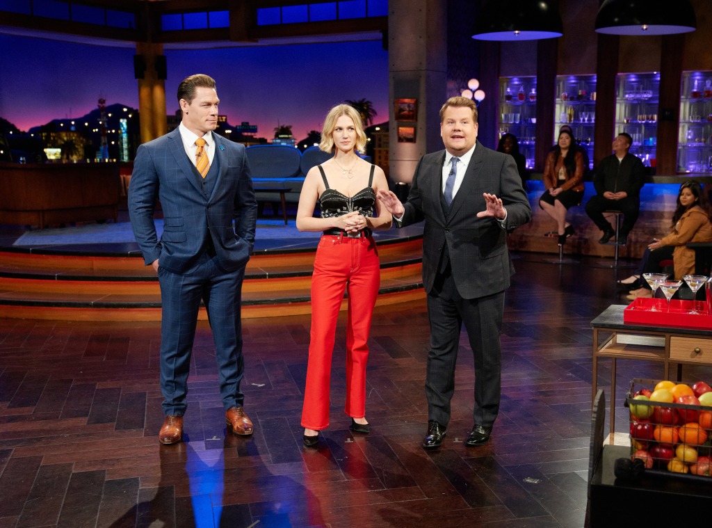 John Cena, January Jones, James Corden, The Late Late Show 2020