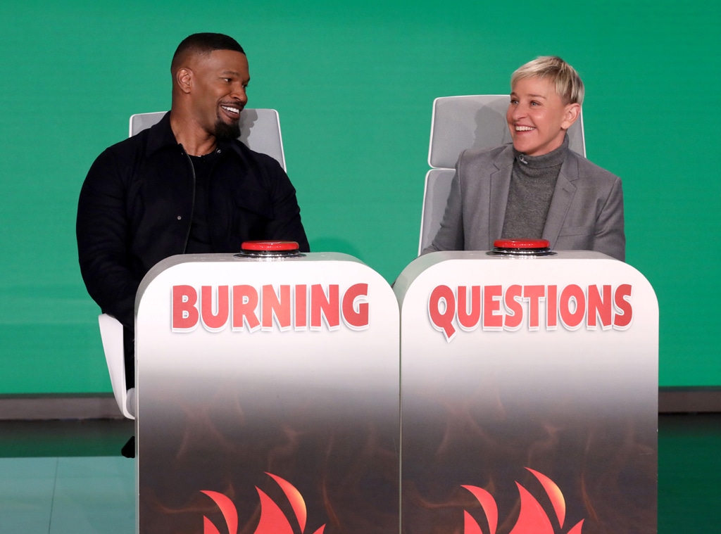 Jamie Foxx, Burning Questions, The Ellen DeGeneres Show 2020