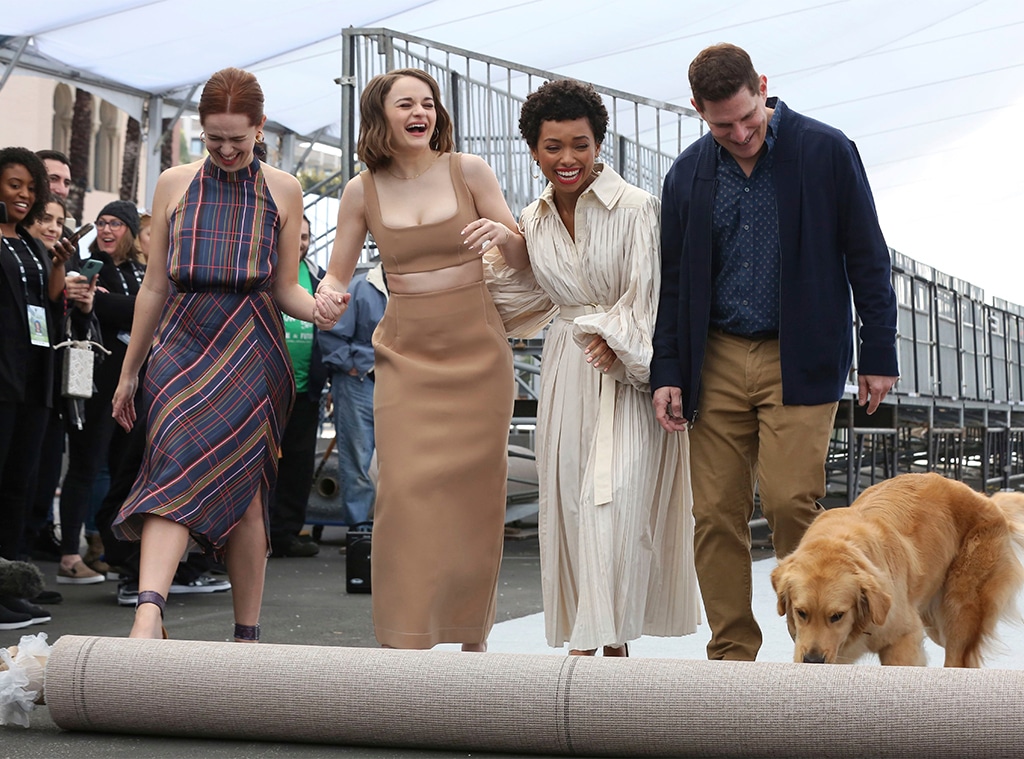 SAG Awards Red Carpet Roll Out, Joey King, Logan Browning, Dogs