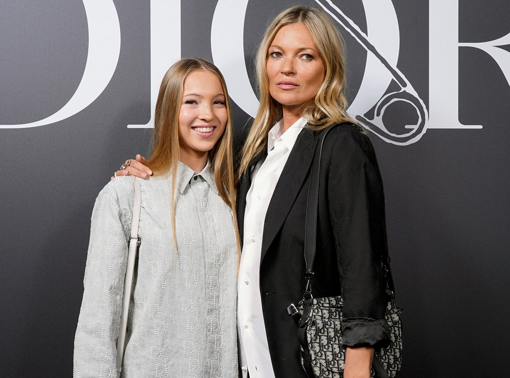 Kate Moss, Lila Moss, Dior Homme, Paris Fashion Week, Star Sightings