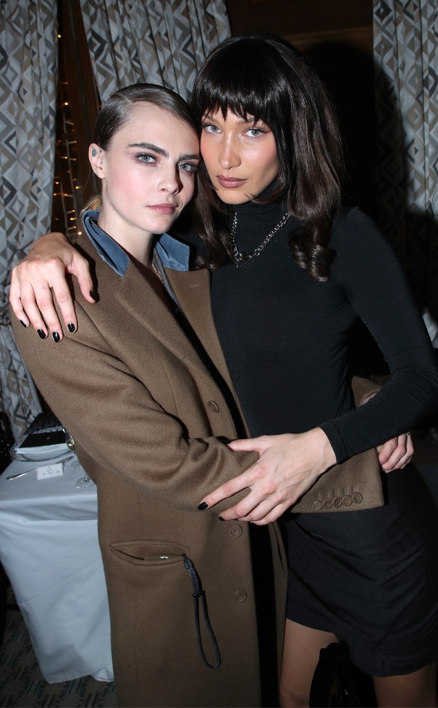 Bella Hadid & Cara Delevingne from See Every Celebrity at Fashion Week ...