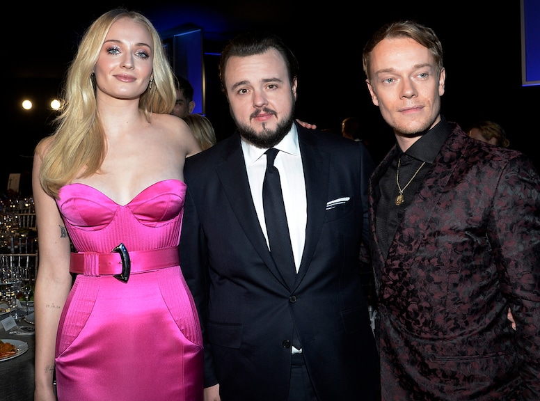 Sophie Turner, John Bradley, Alfie Allen, 2020 Screen Actors Guild Awards, SAG Awards, Candids