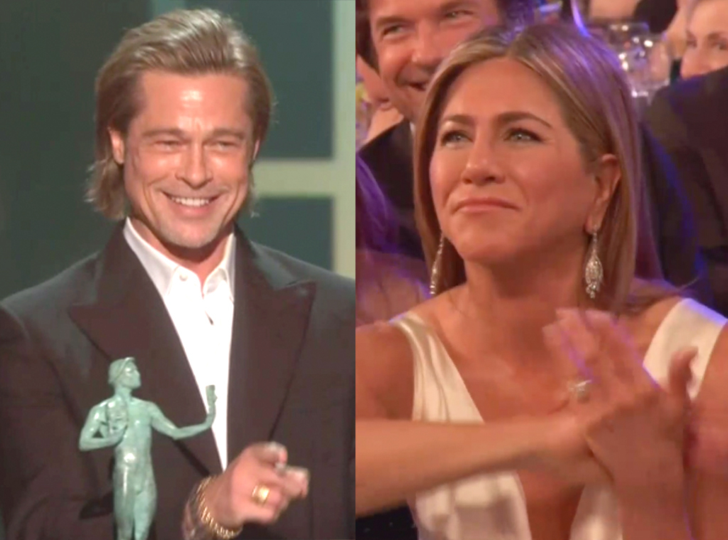 Brad Pitt, Jennifer Aniston, SAG Awards Show Reaction