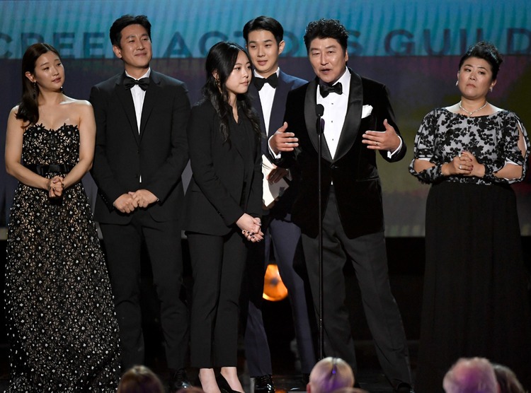 Image result for parasite wins sag awards