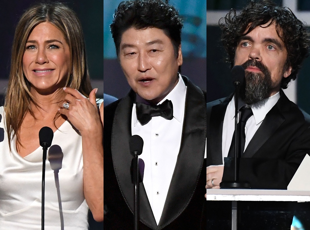 Jennifer Aniston, Kang-ho Song, Peter Dinklage, 2020 Screen Actors Guild Awards, SAG Awards