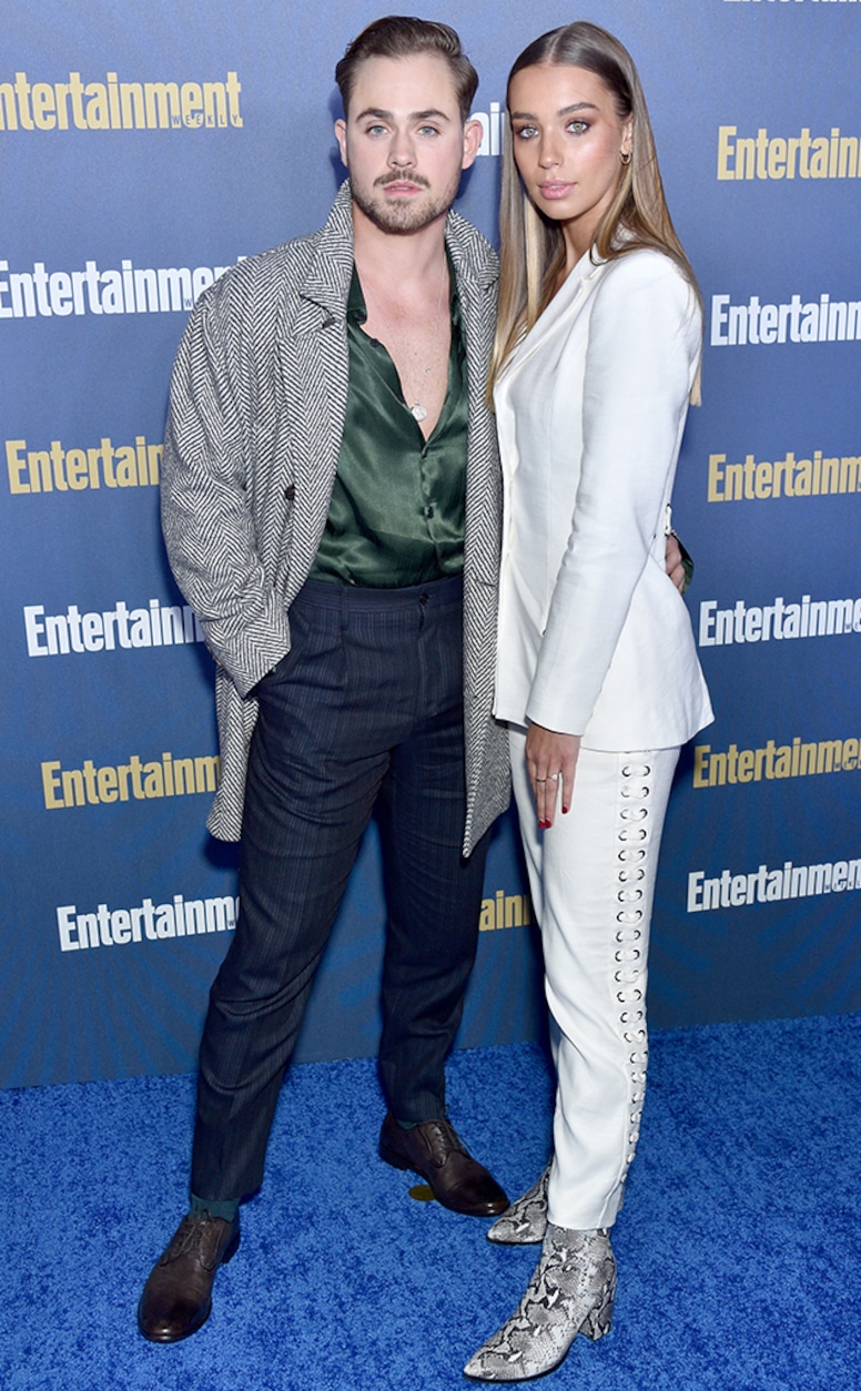 Dacre Montgomery and Liv Pollock  - EW SAG Awards party