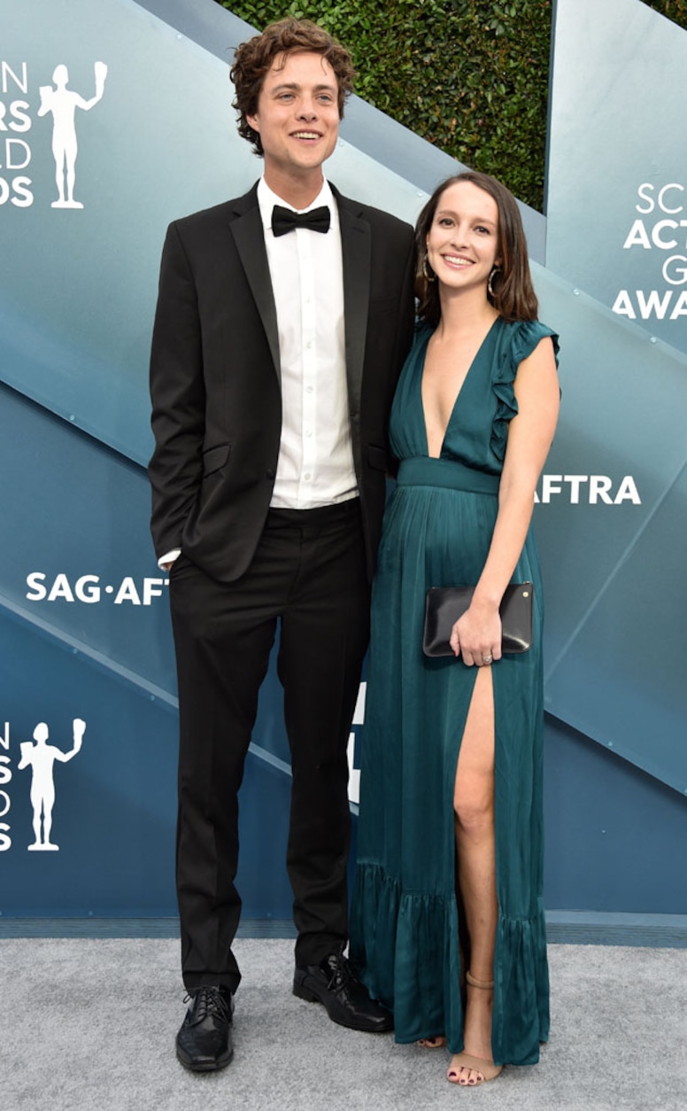 Douglas Smith, Tricia Travis, 2020 Screen Actors Guild Awards, SAG Awards, Couples