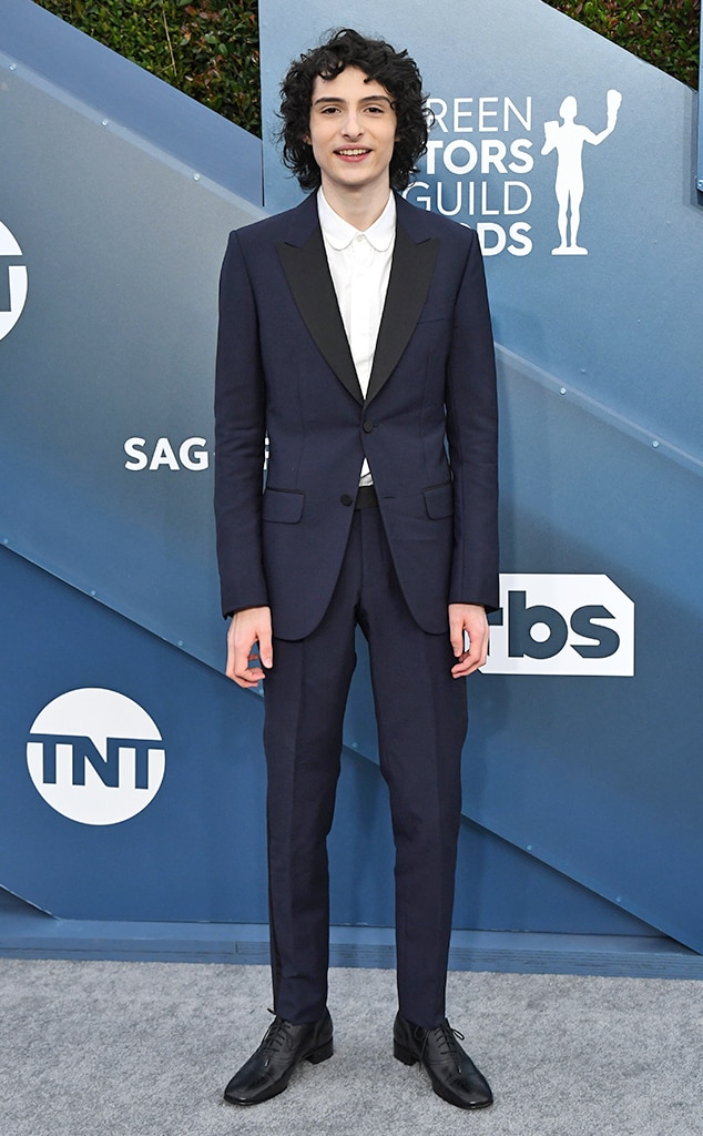 Finn Wolfhard from SAG Awards 2020 Red Carpet Fashion | E! News