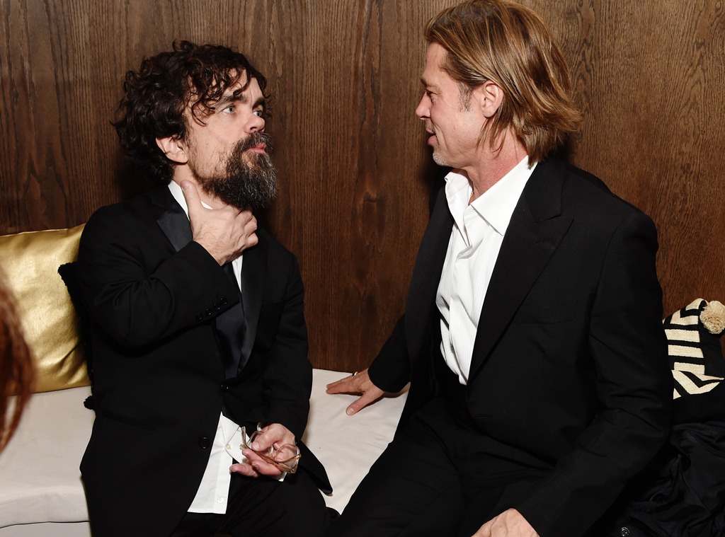 Peter Dinklage, Brad Pitt, 2020 Netflix SAG After Party