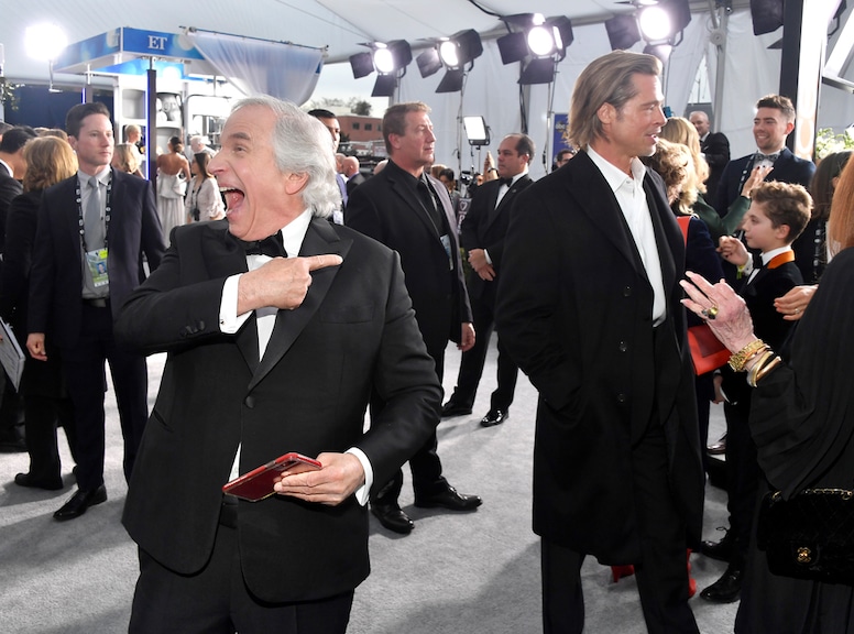 Henry Winkler, Brad Pitt