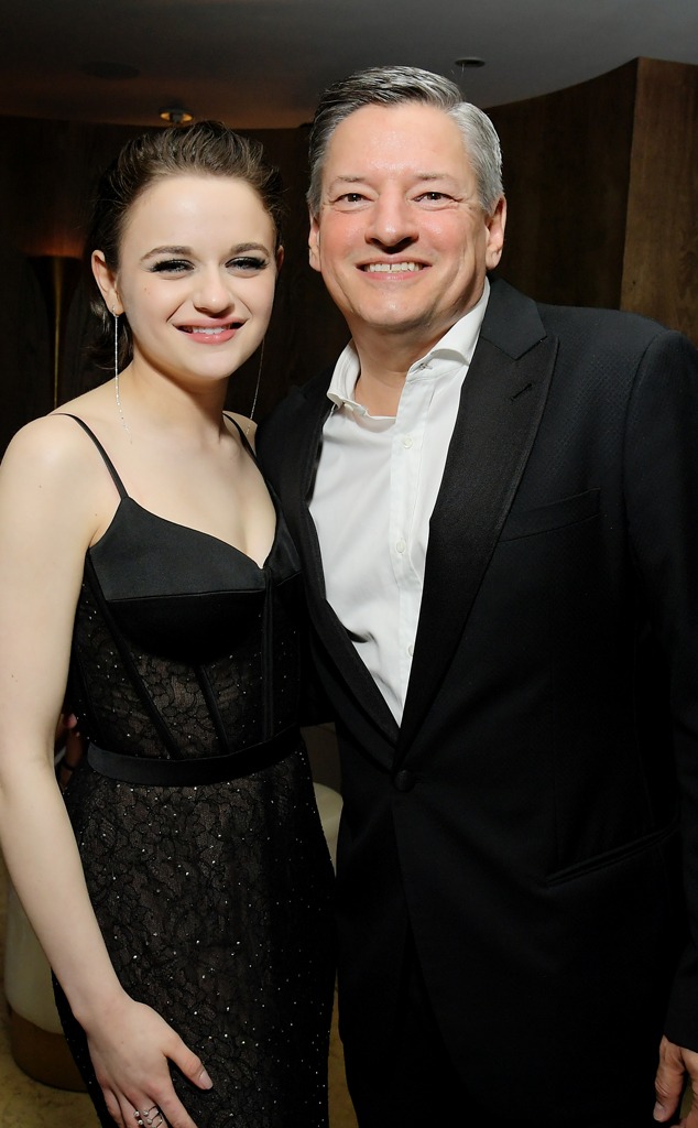 Joey King, Ted Sarandos, 2020 Netflix SAG After Party