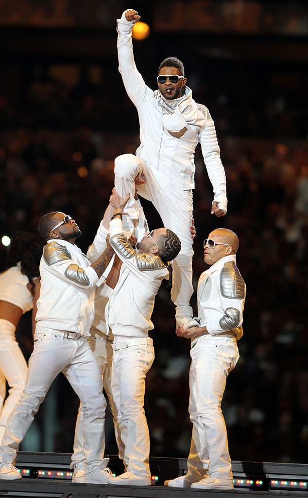 super bowl performers usher