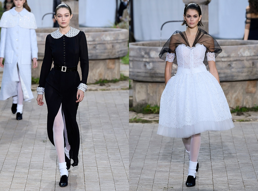 Gigi Hadid and Kaia Gerber Own the Chanel Runway at Paris Fashion Week