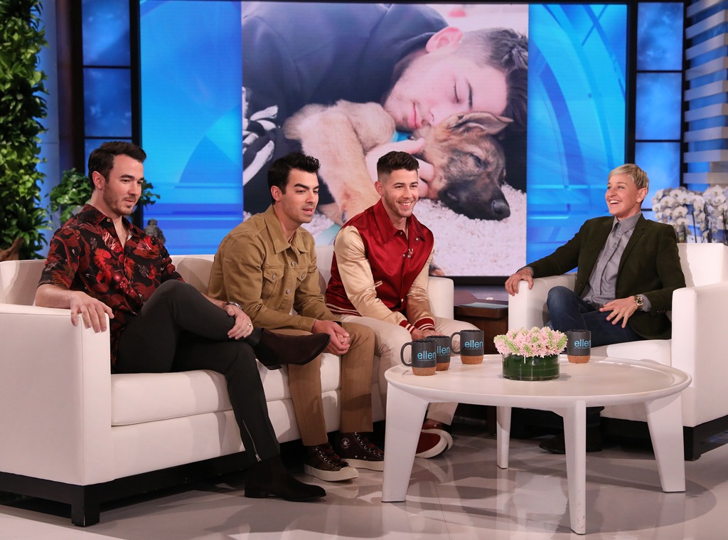 Nick Jonas, Gino, The Ellen DeGeneres Show 2020