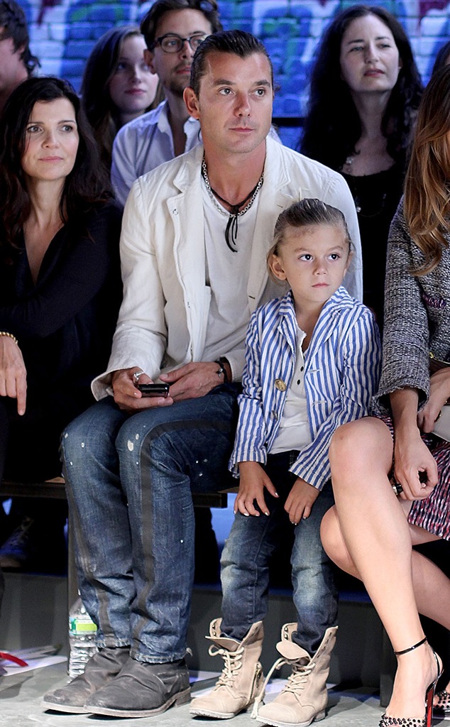  Gavin Rossdale, Kingston Rossdale, Edun, 2012, Celeb Kids Front Row, Fashion Week