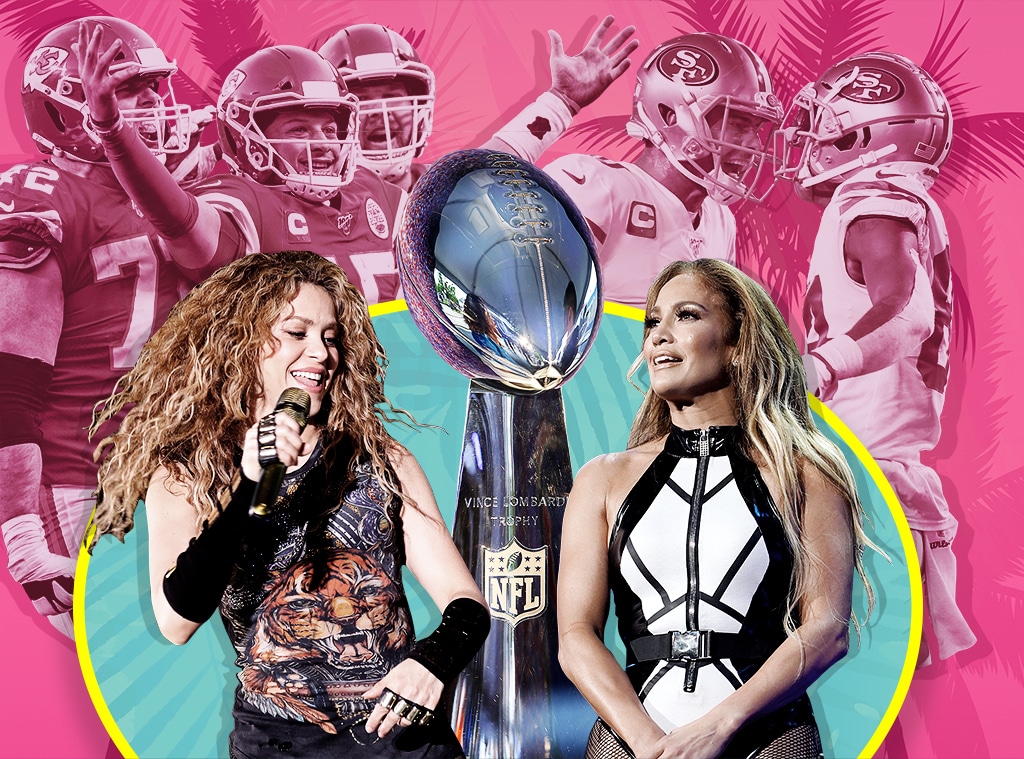 2020 Super Bowl, Jennifer Lopez, Shakira, San Francisco 49ers, Kansas City Chiefs