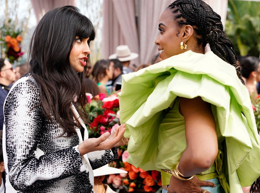 Jameela Jamil, Kelly Rowland, 2020 Roc Nation brunch