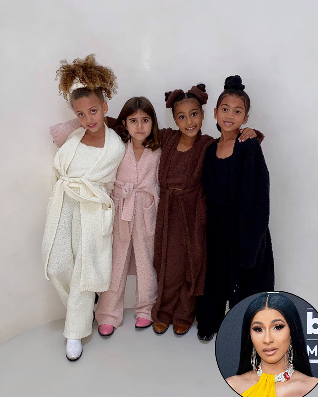 Kim Kardashian Poses in SKIMS ' Cozy Knitwear Collection