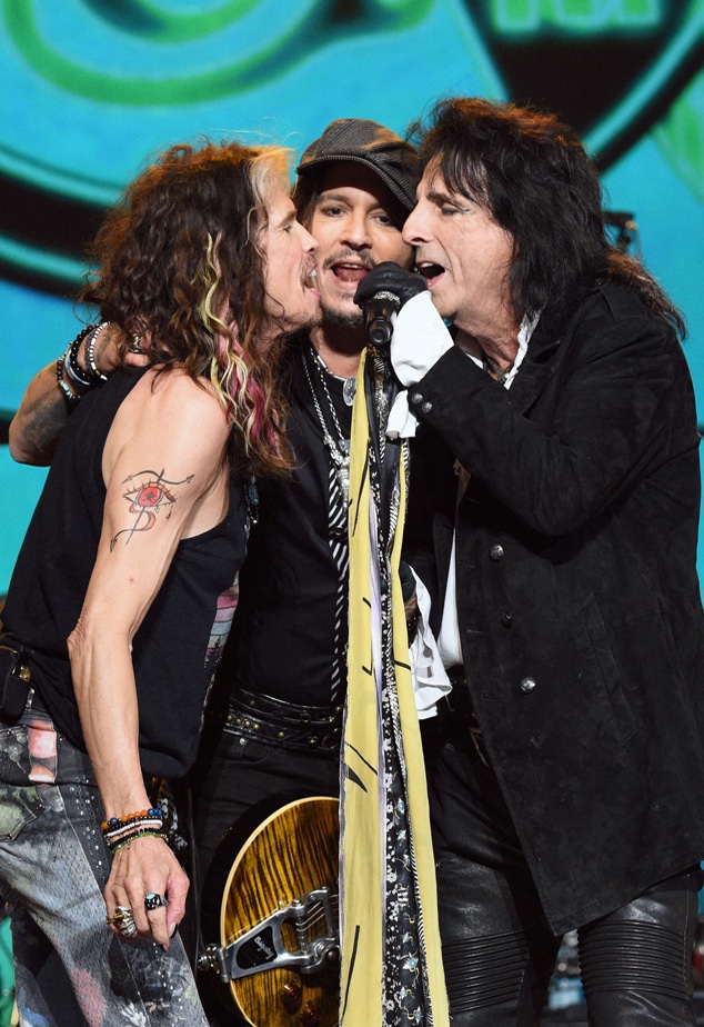 MusiCares Person Of The Year Honoring Aerosmith, Johnny Depp, Steven Tyler, Alice Cooper