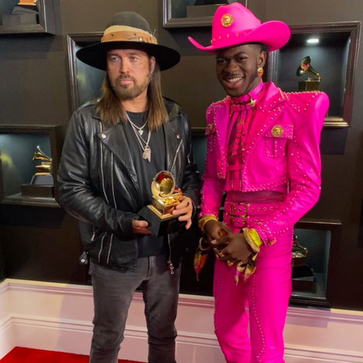 Billy Ray Cyrus Thanks Visionary Lil Nas X For 1st Ever Grammys Win E Online Billy Ray Cyrus Thanks Visionary Lil Nas X For 1st Ever Grammys Win E Online
