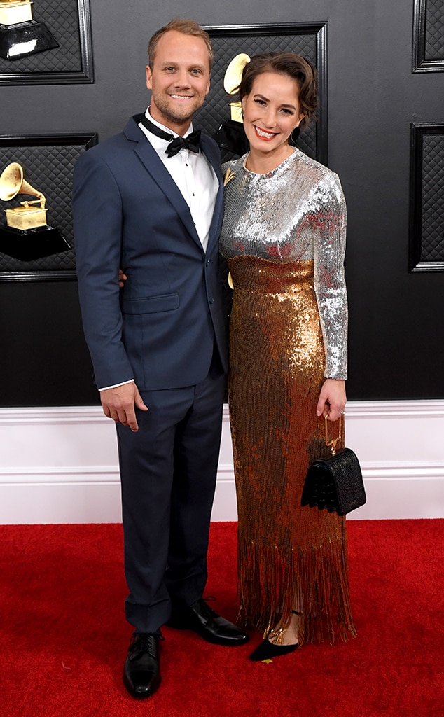 Andrew Ripp & Carly Ripp from Grammys 2020 Red Carpet Couples E! News