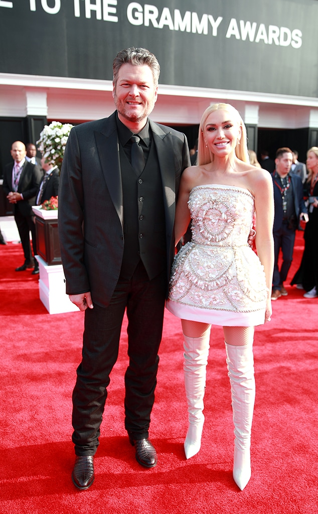 2020 Grammys, Grammy Awards, Couples, Blake Shelton, Gwen Stefani