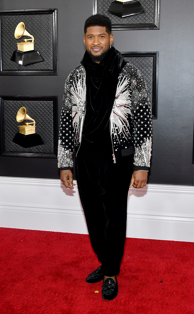 Usher from Grammys 2020 Red Carpet Fashion | E! News