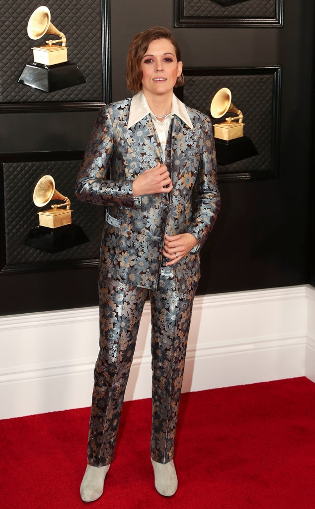 Brandi Carlile from Grammys 2020 Red Carpet Fashion E! News