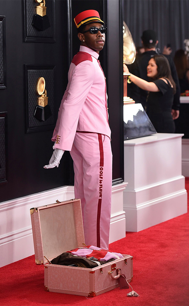 Checking In? Tyler the Creator Wore a Bellhop Suit to the Grammys, Because  of Course He Did