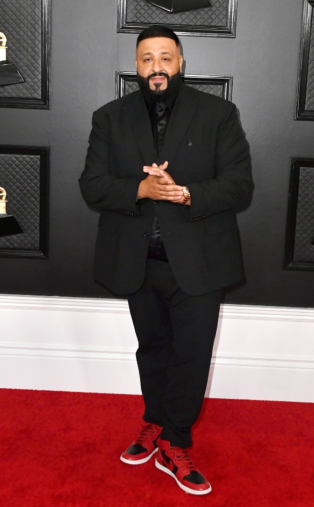 DJ Khaled from Grammys 2020 Red Carpet Fashion E! News