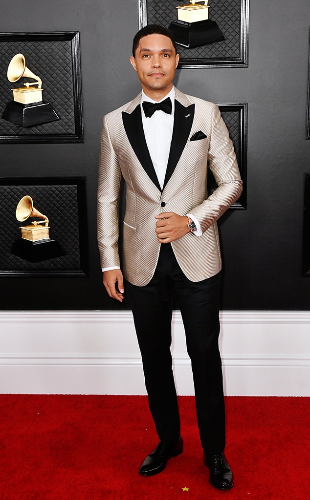 Grammys 2020 Red Carpet Fashion Trevor Noah, 2020 Grammys, Grammy Awards, Red Carpet Fashions