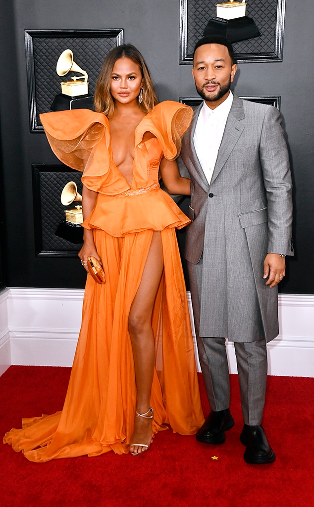 2020 Grammys, Grammy Awards, Couples, Chrissy Teigen, John Legend