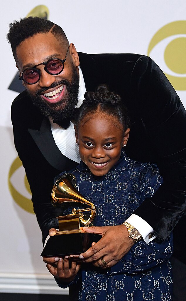 PJ Morton from 2020 Grammys Celebrities & Their Kids E! News