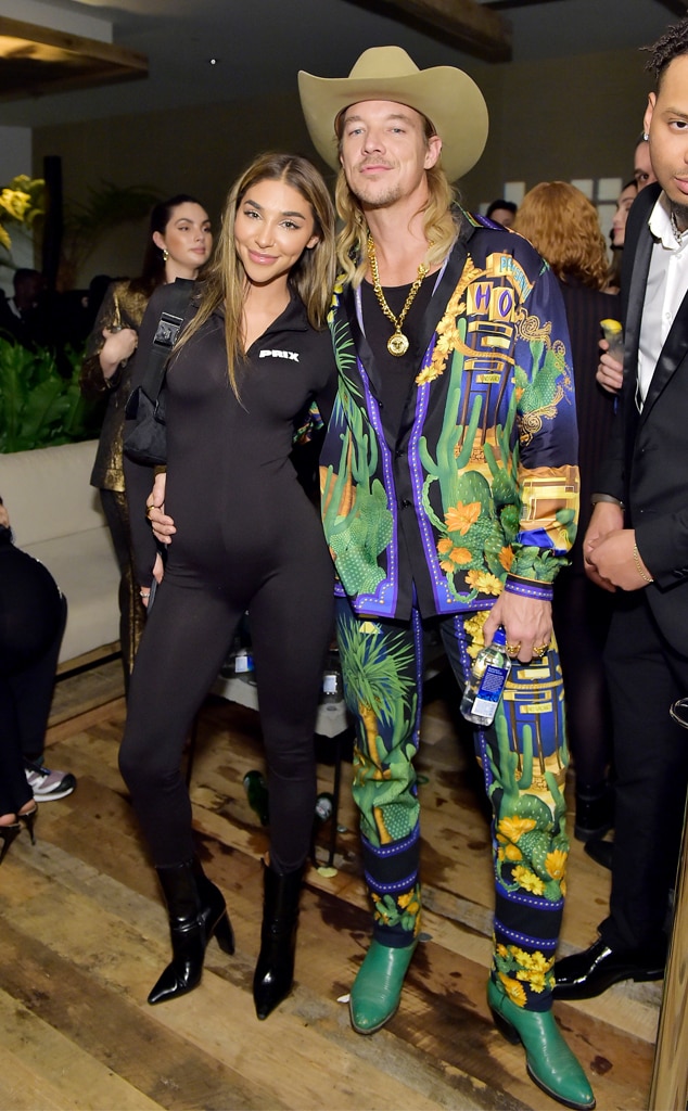 Chantel Jeffries & Diplo from 2020 Grammy Awards After-Party Pics | E! News