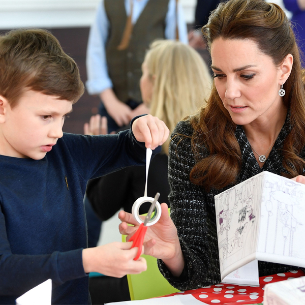 Kate Middleton Does Arts and Crafts During Children's Hospital Visit