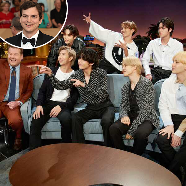  Watch  BTS  and Ashton Kutcher Play a Hilarious Game of Hide 