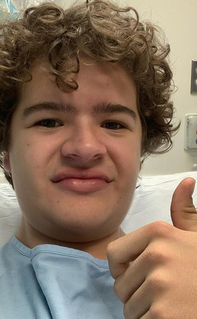 Gaten Matarazzo Undergoing Surgery No. 4 For Cleidocranial Dysplasia ...