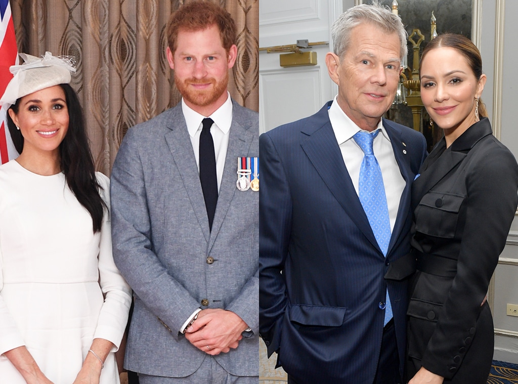 Prince Harry, Meghan Markle, David Foster, Katharine McPhee