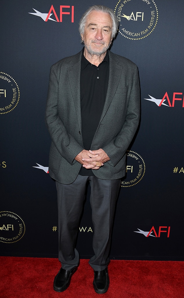 Robert De Niro from AFI Awards 2020 Red Carpet Arrivals E! News