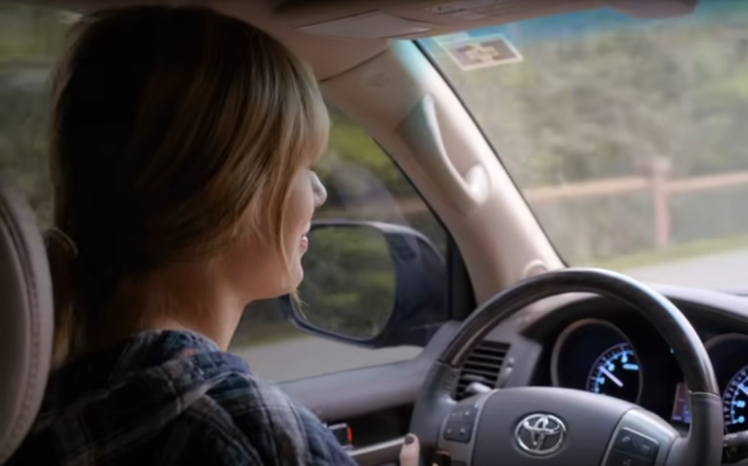 Image result for taylor swift driving toyota