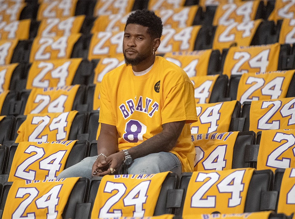 Lakers Game, Kobe Bryant Tribute, Usher