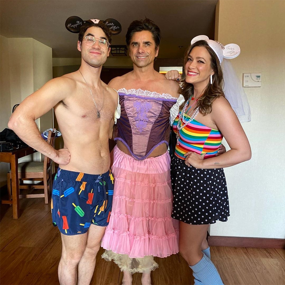 John Stamos, Darren Criss, Mia Swier, Disneyland, Instagram