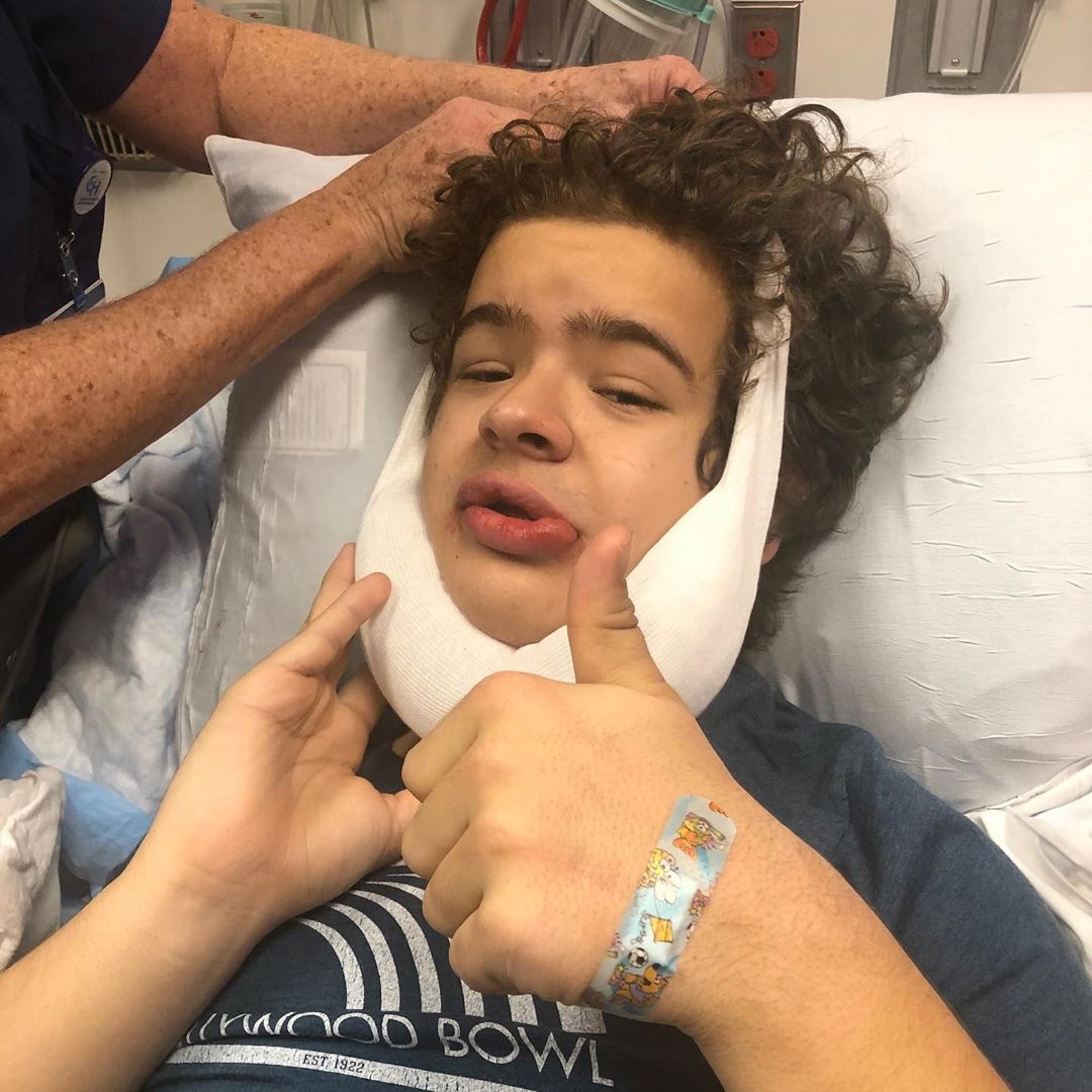 Gaten Matarazzo, Post-Surgery, Instagram