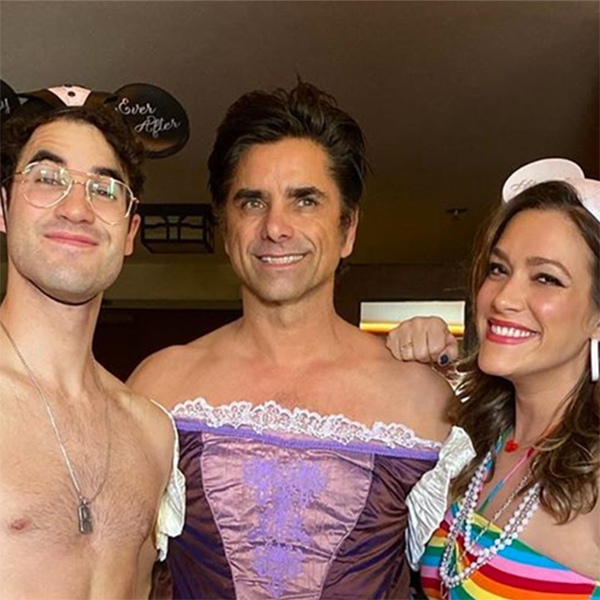 John Stamos, Darren Criss, Mia Swier, Disneyland, Instagram