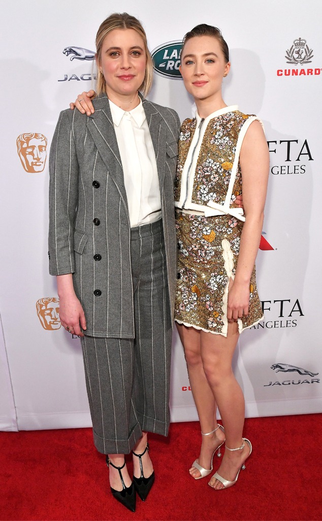 Greta Gerwig, Saoirse Ronan, BAFTA Los Angeles Tea Party 2020