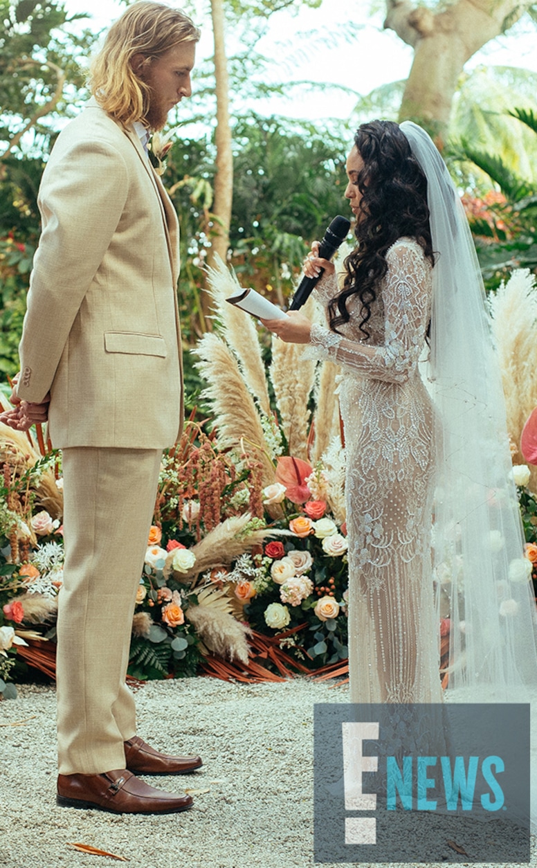 Vanessa Morgan, Michael Kopech, wedding, exclusive