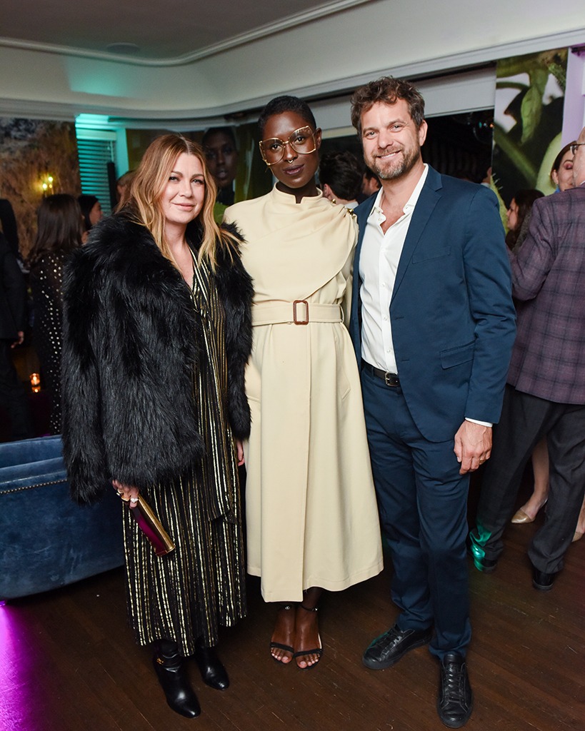 Joshua Jackson, Jodie Turner-Smith, Ellen Pompeo, Pre-2020 Golden Globes W Magazine Party