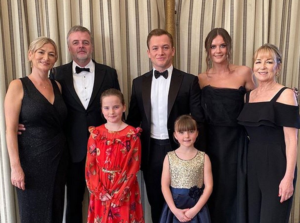Taron Egerton from Golden Globes 2020 Celebrities & Their Family